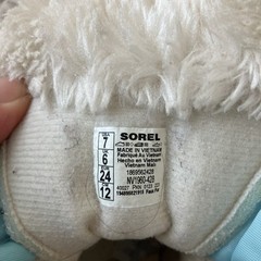 Sorel Commander Snow Boot Kids Size 7 Pink Blue Waterproof Fleece Lined Outdoor