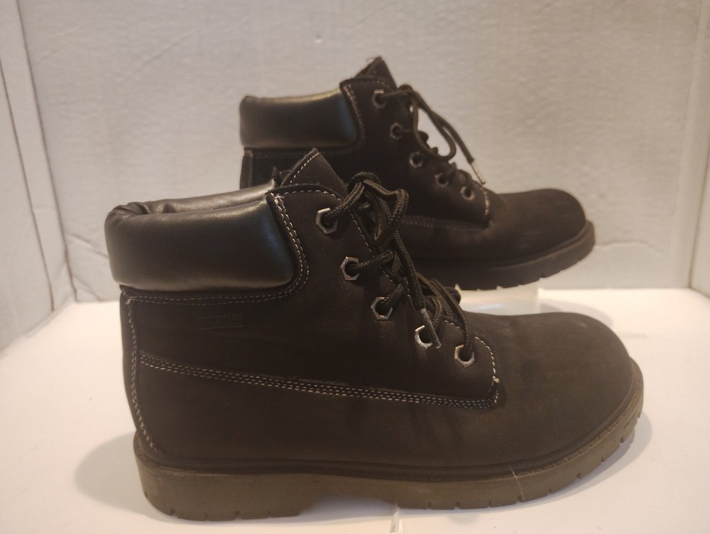 Boy’s Winter Waterproof Boots Black Hiking Boots Size 4 1/2M