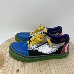 Vans X Old Skool Marvel Avengers Skate Shoes Wings Off The Wall KIDS Sz 3