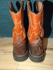 Kids Work Hog Ariat Wide Square Toe Boot Size US 2