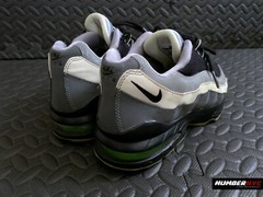 Nike Air Max – Black Grey Ivory Neon Green – US 4.5 Youth 307565-019 Kids Unisex