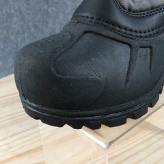 Itasca Snow Drift Boots Youth 2 Winter Quilted Round Toe Comfort Black Gray