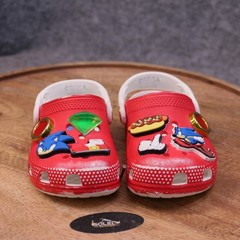 Crocs x SEGA Sonic the Hedgehog Clogs Kids Size C8 Red Limited Edition 2023