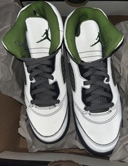 Size 2.5- Jordan 5 Retro Green Bean (2022) (PS)