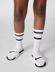 Nike Kawa Slides Kids’ Black/White (Size 1Y) New with Box