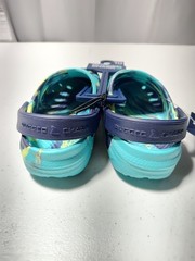 Rugged Shark Clogs Toddler Size 10 Blue/ Green Tie Dye