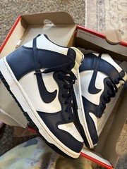 Nike Dunk High GS ‚Midnight Navy‘ Sneaker White/Navy US 6.5Y EU 39 DB2179-104