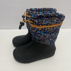 Bogs Snow Shell Digital Maze Winter Snow Boots Kids Youth Size 1 Black