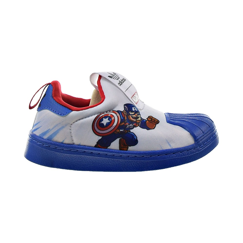 Adidas Superstar 360 Marvel Captain America Little Kids‘ Shoes White FX4879