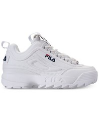 Fila Kid School Disruptor II 2 FW02945-111 Sneaker AthleticShoeWhiteNavyRed 3.5Y