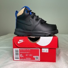 Nike Manoa LTR Boots Black Sesame Game Royal Kids Toddler BQ5374-003 NEW Size 6c