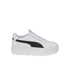 PUMA Karmen Rebelle Platform Lace Up Youth Girls White Sneakers Casual Shoes 38
