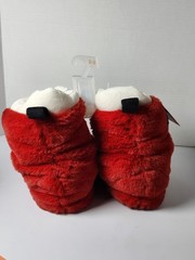 Kids Wondershop Red Ski Bootie Fuzzy House Slipper Sz 2-3 NWT