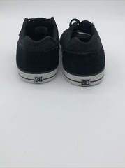 DC Youth Bristol Black And White Canvas Skate Shoes Sneakers Size 3.5y