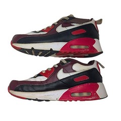 Nike Air Max Youth Sneakers – White/Maroon/Black/Red – Size 3
