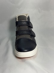 UGG Kids Sneakers Navy/Gray/White Hook & Loop Ankle Shoe US 10 EU 27.5