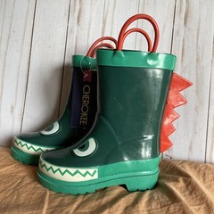 CHEROKEE RUBBER ALLIGATOR RAIN BOOTS SIZE SMALL ( 5-6)
