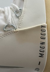 Moon Boot Baby Icon Nylon Snow Boots White Sz 7/9.5 Unisex