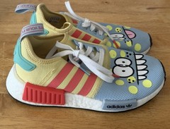 Adidas NMD_R1 Kevin Lyons Shoes Multi Colored Yellow Bright Coral Men Size 5