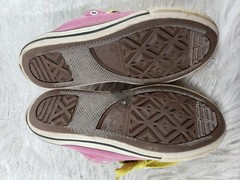 CONVERSE ALL STAR 651688F Pink Yellow Sneakers Junior Size 12 / 29