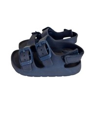 Inminpin Size 6 Toddler Navy Blue Adjustable Strap Kids Sandals Buckle Design