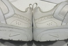 Nike Advantage Runner Shoes White 3.5 Kids Leather 386630-102 Unisex Sneakers