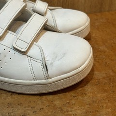 Adidas Stan Smith White Green 3 Strap Preowned No Box Size 3y Kids