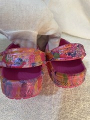 Infant CROCS Classic Hyper Real Pink Multi Color Size C 7
