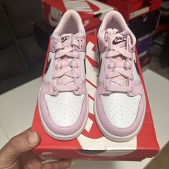 Nike Dunk Low Pink Foam Pink Red White (PS) Brand New Sz 13c Pre School