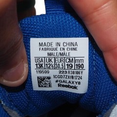 Reebok Zig Dynamica Running Shoes White / Blue Youth 13