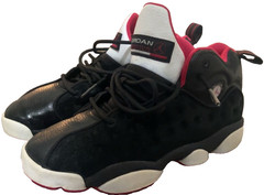 Jordan Jumpman Team 2 Mid Black Rush Pink Size 5