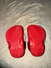 Crocs Classic Lined Santa Clog Toddler Size 2-3C Holiday Christmas NEW