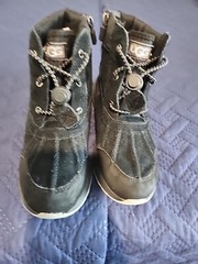UGG KIDS TURLOCK WP BLACK BOOTS SIZE: 3K STYLE: 1103505K