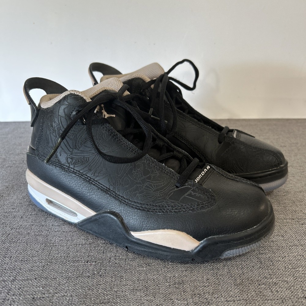 Nike Air Jordan Dub Zero Black Fossil Stone DV1360-021 Youth Sz 5Y