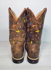 Twisted X Cactus Cowboy Young Boots YTH0011 Size 5 1/2M