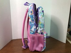 Bioworld Unicorn Backpack Lunch Kit etc 16×4.5×4.5″ School/Travel Padded straps