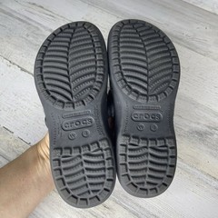 Crocs Black Double Strap Clog Comfort Slip-on Shoes Size 4 Women’s