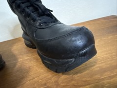 Nike Air Max Goadome ACG Triple BLK Leather Hiking Boots 6Y 311567-001 Rainproof