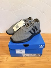 Adidas U Path XC Shoes Kids Sneakers Size 1 K FW1487 Gray Black