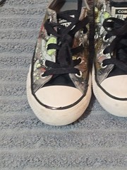 Converse All Star Junior Interstellar Dinos Dinosaurs Sneakers 665392C Size 12