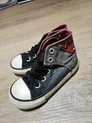Converse All Star Superman High Top Shoes Sz 6 Ps Toddler Boy Sneakers Superman