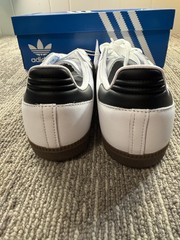 Adidas Samba OG J Shoes Youth Size 6.5 White Black Gum Soccer Sneakers IE3675