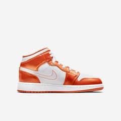 Air Jordan 1 Mid SE GS DM4228-800 BG Electro Orange Metallic Black High OG Retro