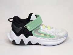 Nike Giannis Immortality 2 (GS) White/Black/Volt Little Kid’s Sneakers-Sz 11C NB