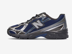 New Balance 740 Blue Black Silver G7408MX GS SZ 4Y-7Y Boys Womens Girls