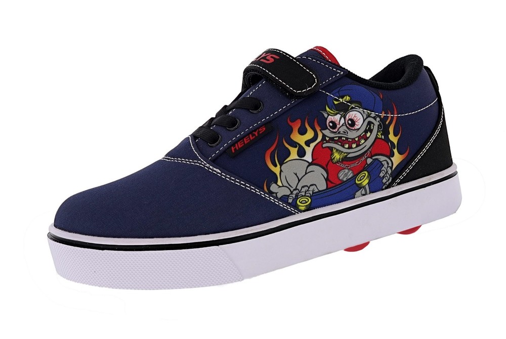 HEELYS KIDS PRO 20 X2 PRINTS LITTLE KIDS/BIG KIDS HOOK&LOOP FASTENER SKATE SHOES