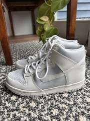 Nike Dunk High GS Summit White Pure Platinum DB2179 107 blue Size 7Y Womens 8.5