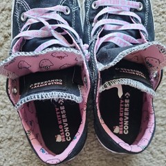 Converse Chuck Taylor All Star Madison Ox Hello Kitty 664636F Kids 3 Black Shoes