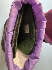 Sorel Flurry Winter Snow Boot Childrens 9 Purple Insulated Liner