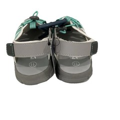 Dicks Sporting Goods Sz 11K Youth Girl Boy Caged Sandal Sling Back Gray Teal New